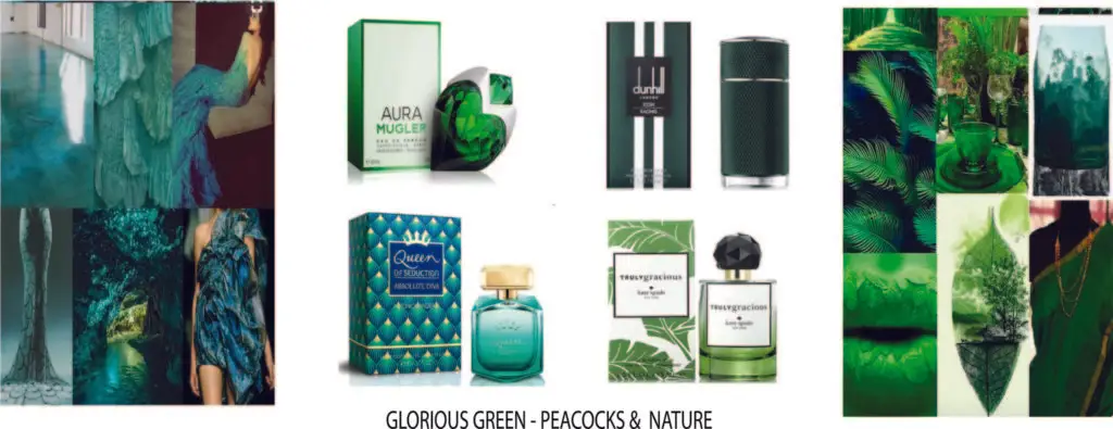 Dark green perfumes are trending at the moment