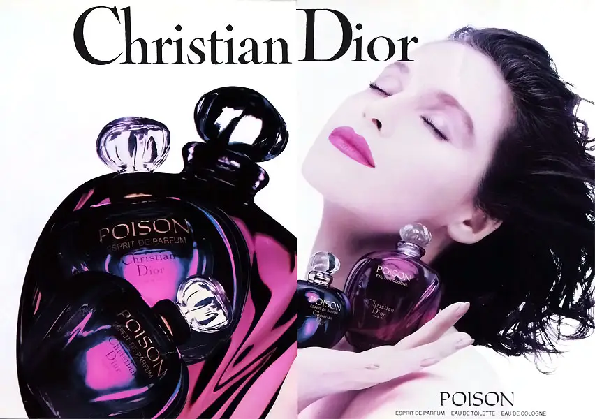 Christian Dior poison advert from the 80s