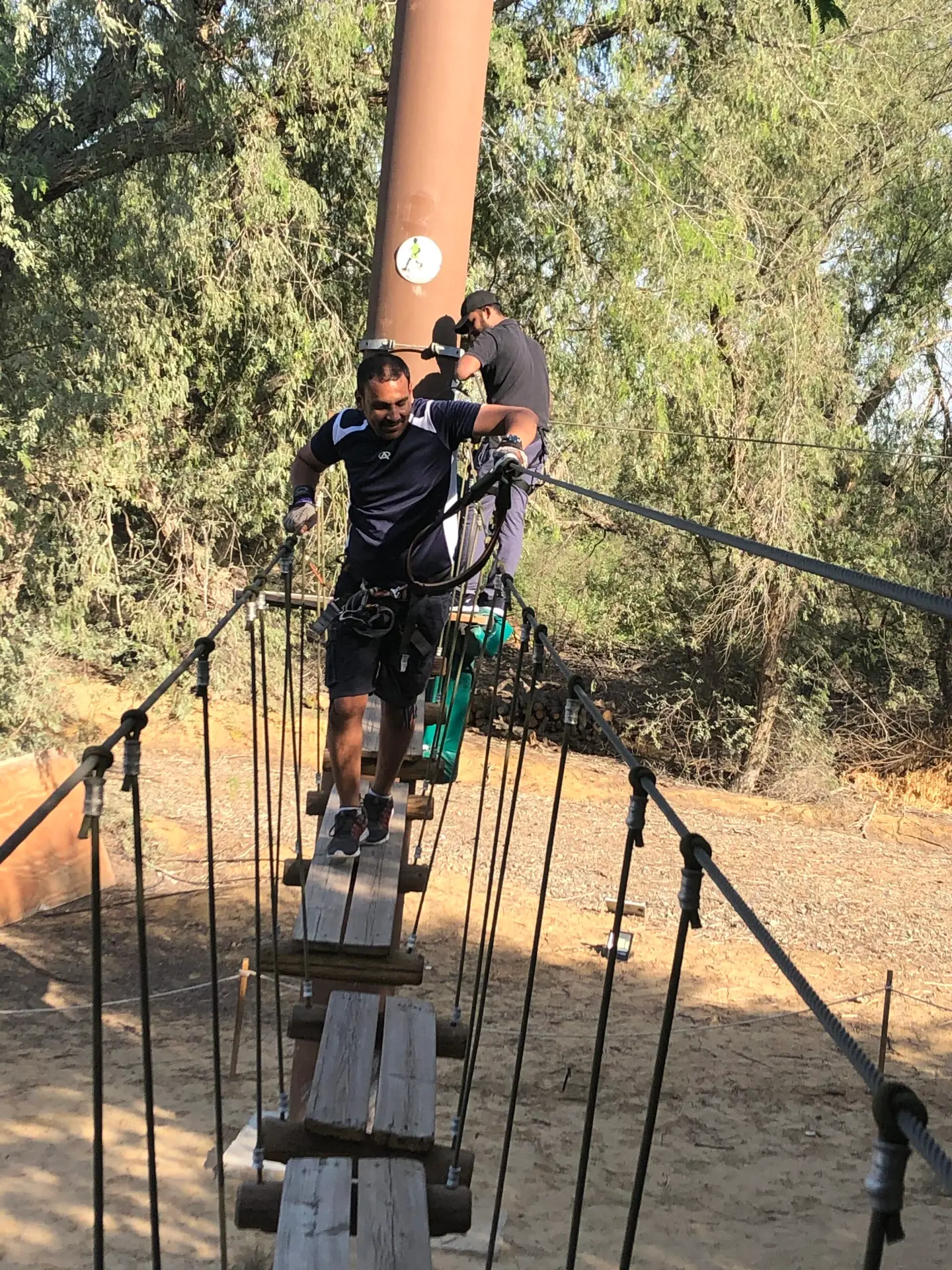 Team building activities at Aventura park