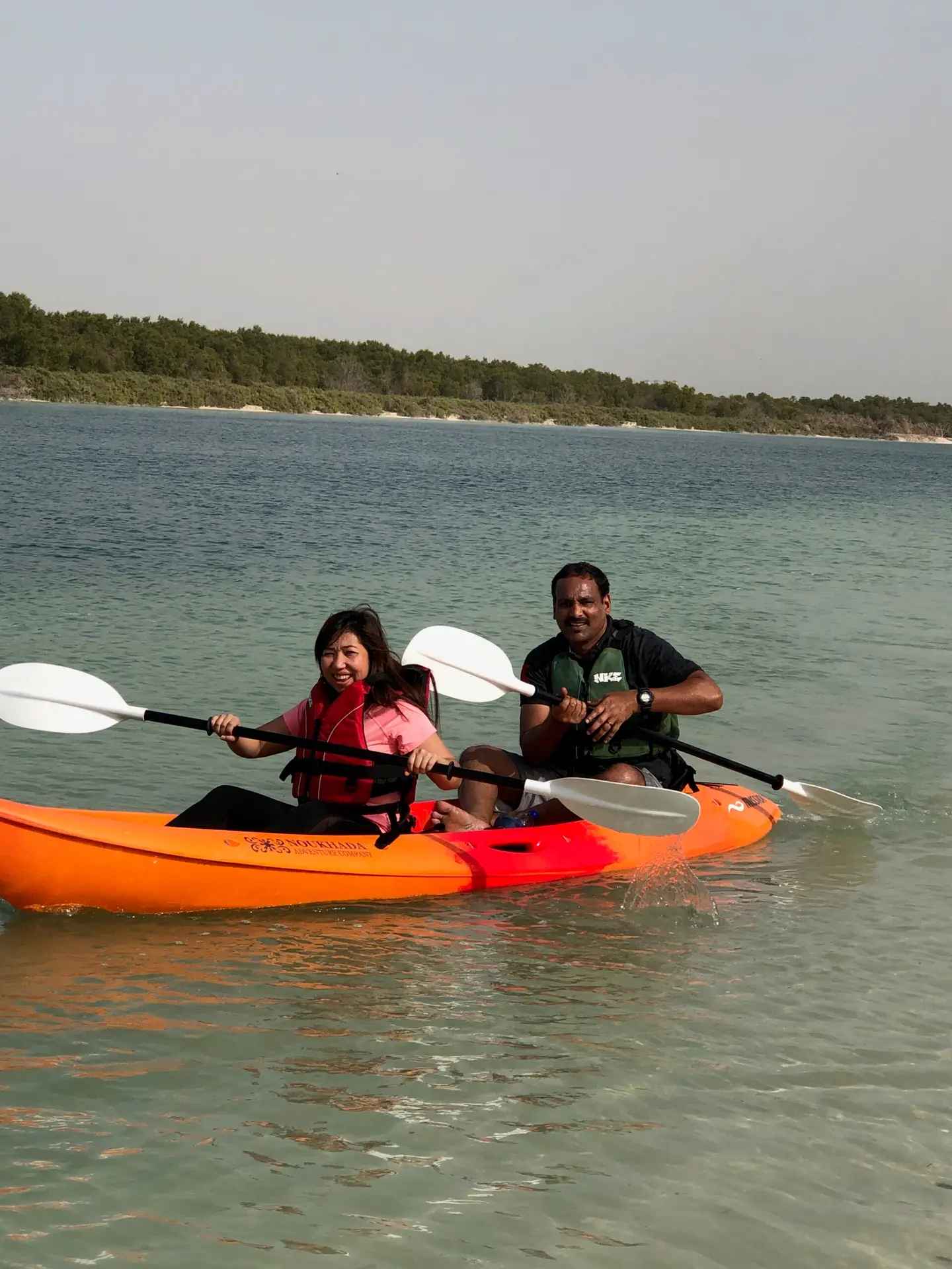 canoeing team building in Abu Dhabi