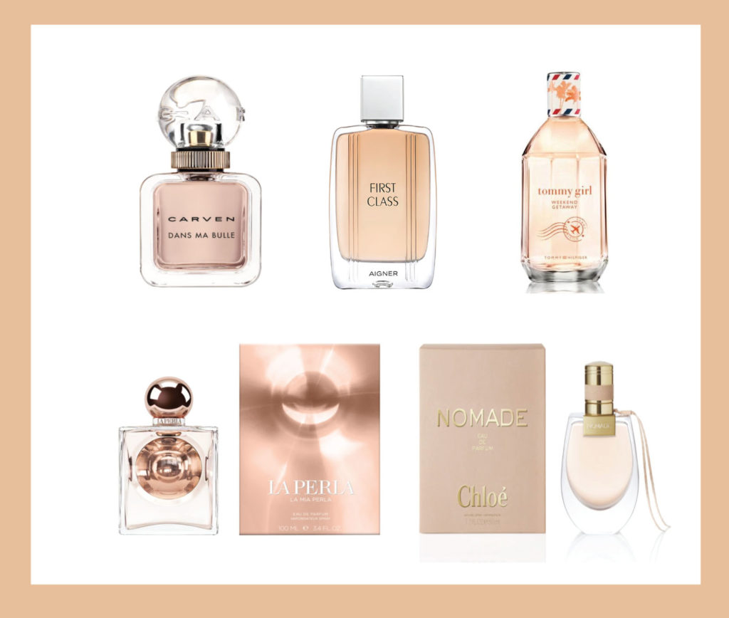 peach skin tones are very popular in women's perfume