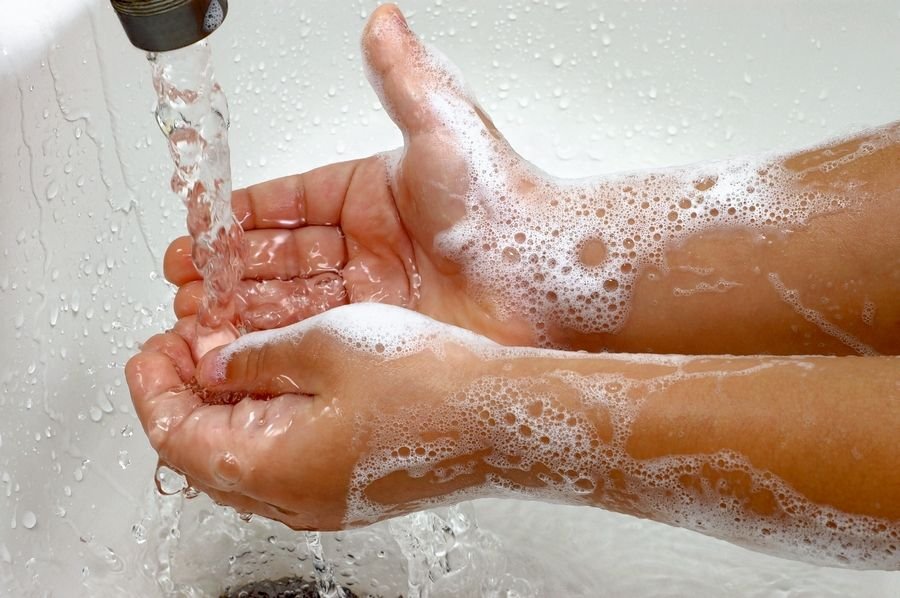 Hand washing with soap new habits after covid