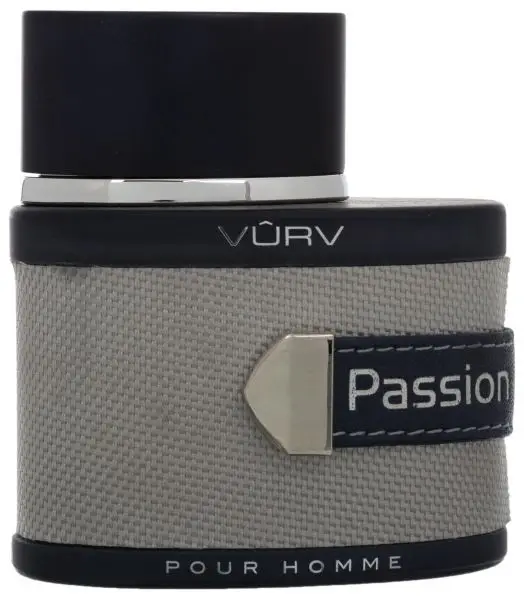 Vurv passion perfume with leather perfume packaging