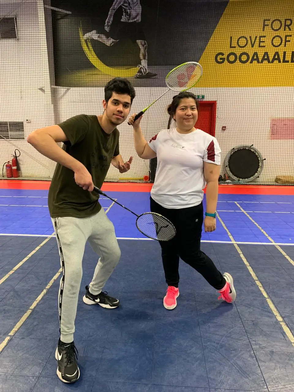 badminton competition at anisha international