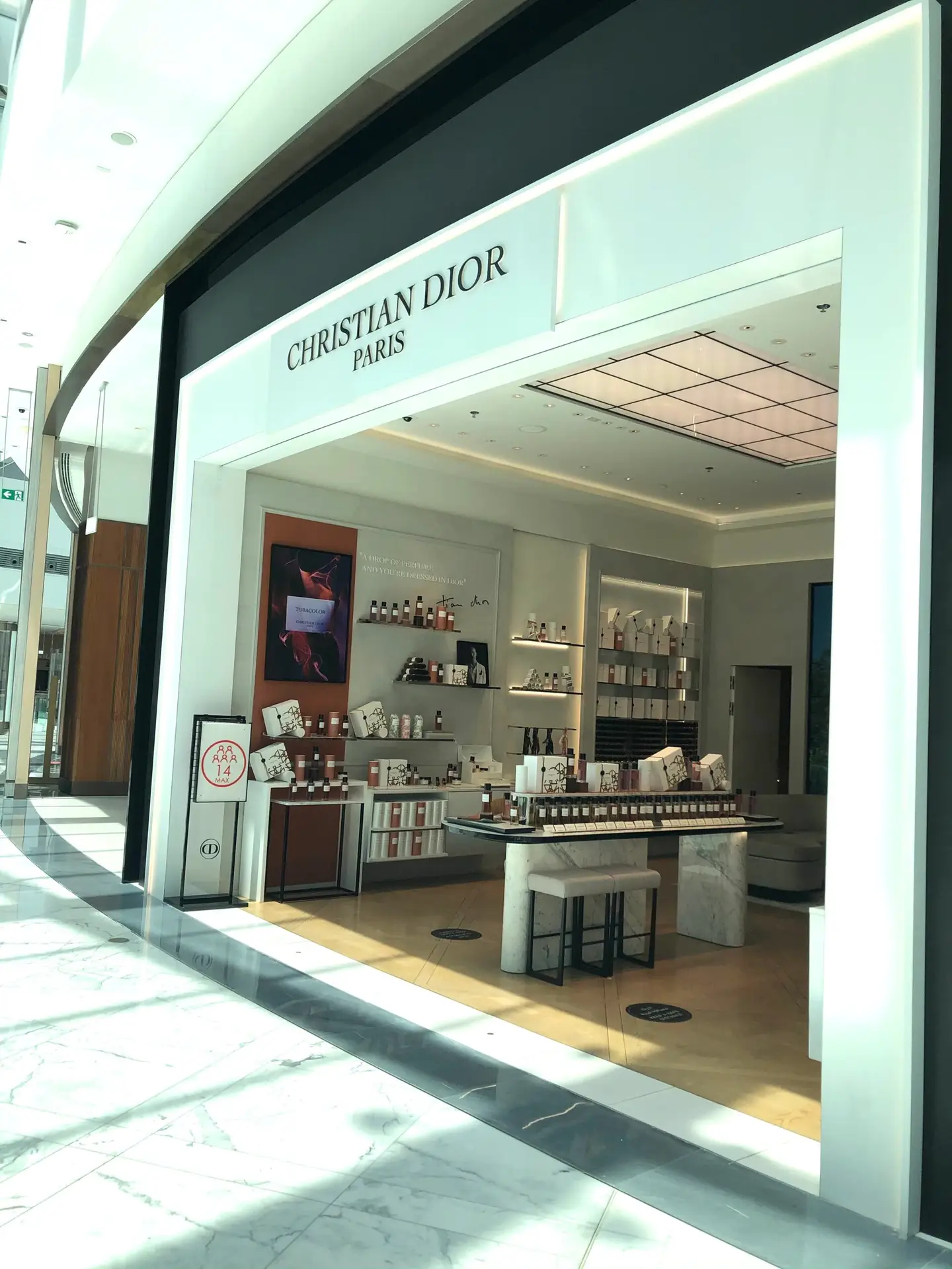 Christian Dior retail store