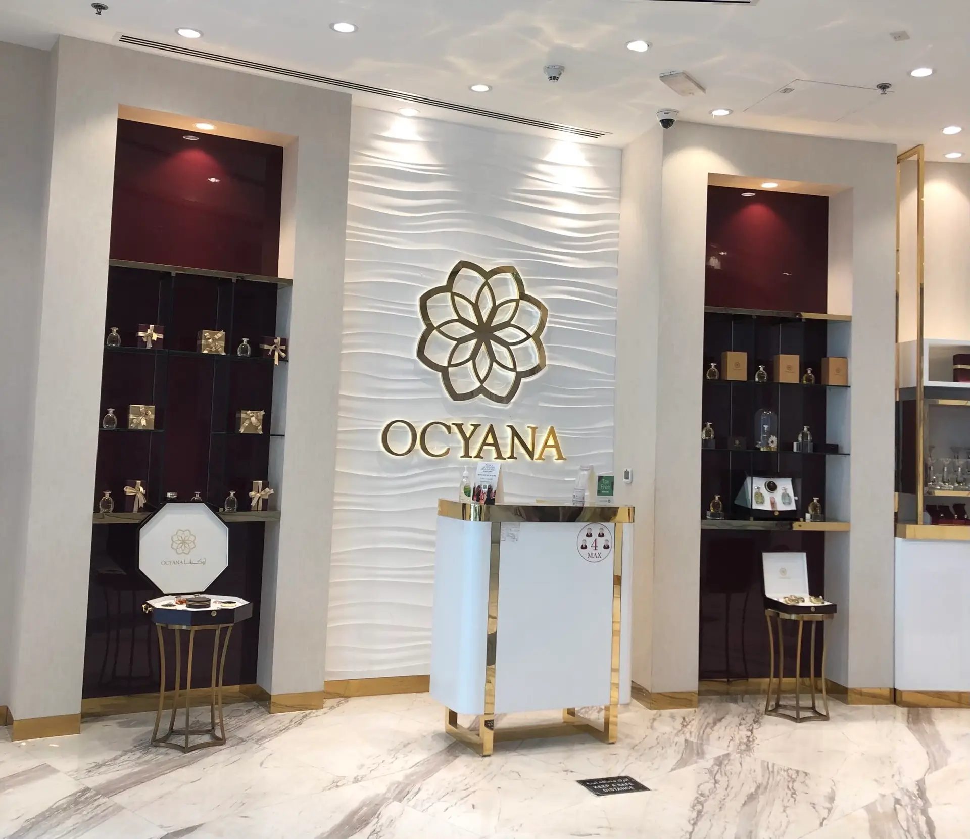 Ocyana luxury perfume store at Dubai Mall