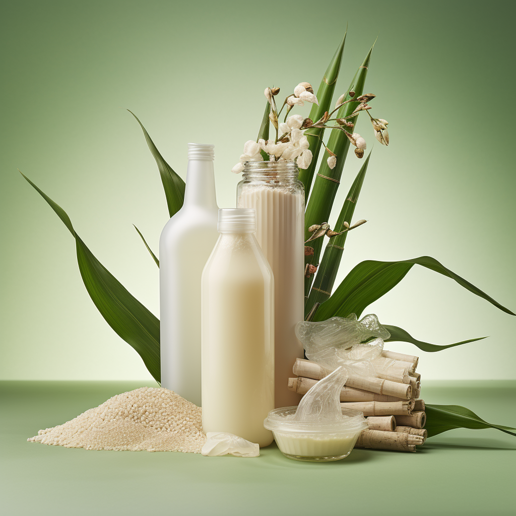 alternative plastics biodegradable sources for cosmetics packaging