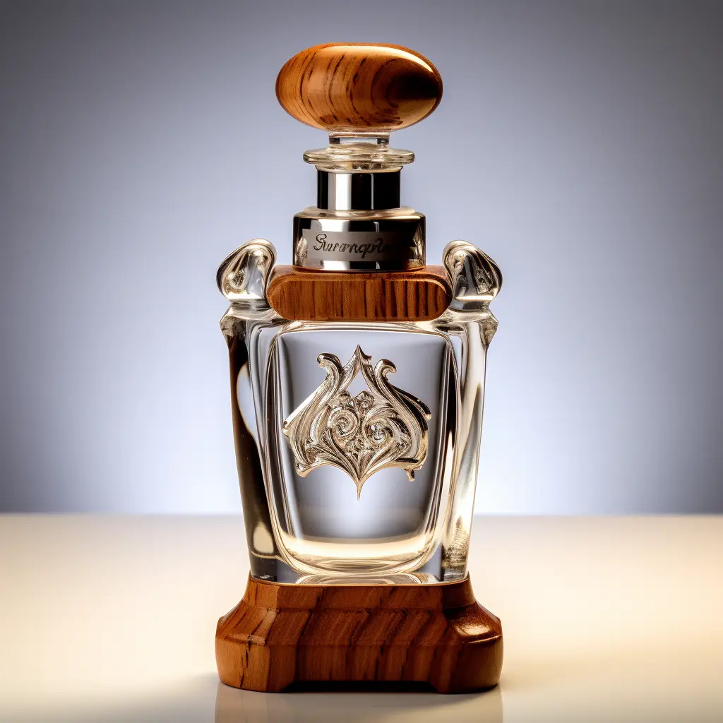 AI generated perfume bottle but the software doesnt know French style