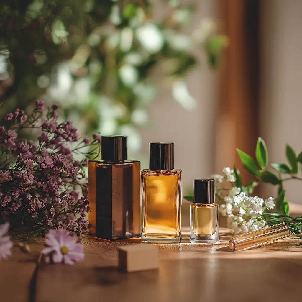 various concentrations of perfume