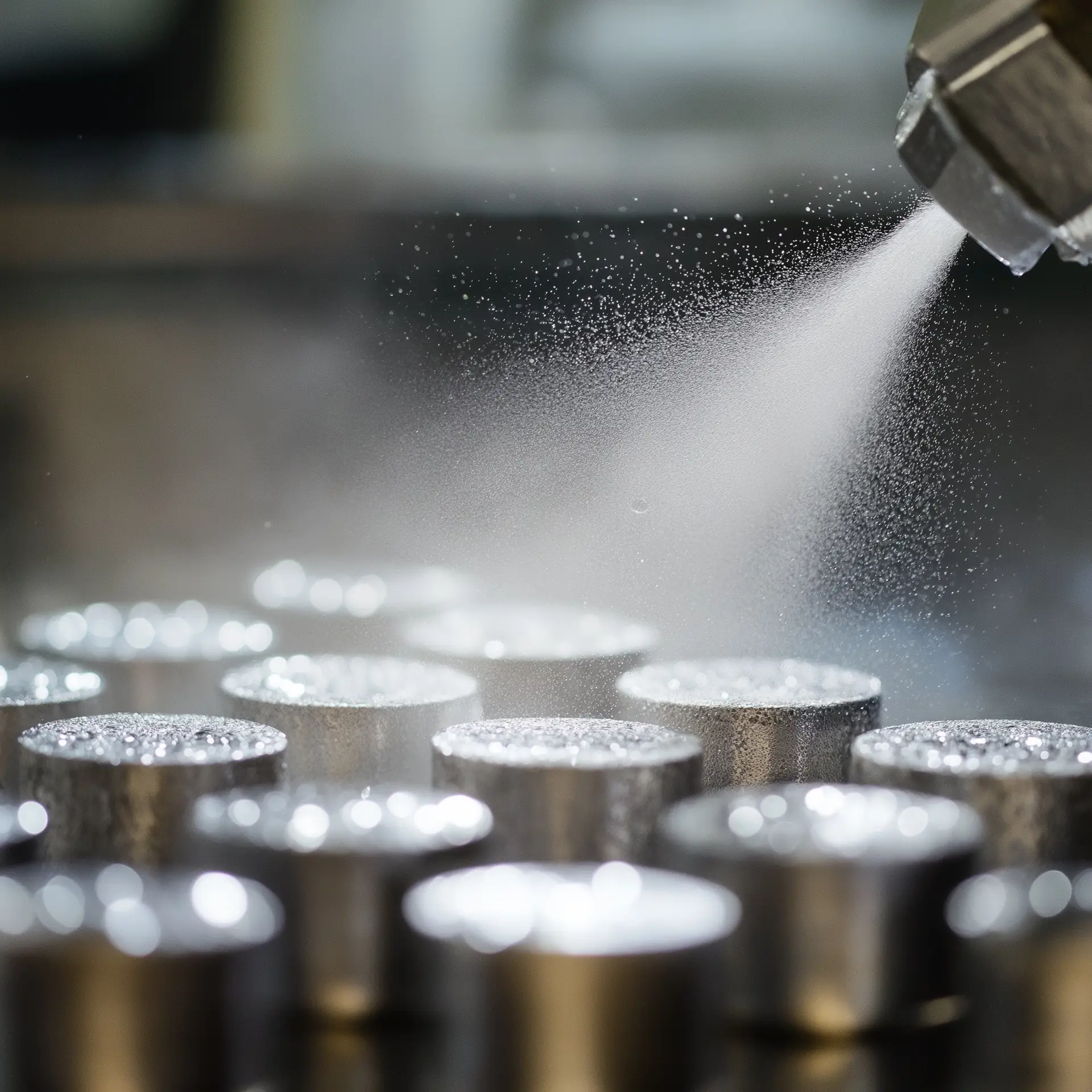 testing perfume caps in a laboratory