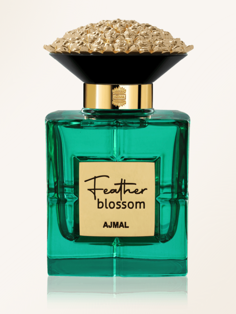 Feather blossom perfume by Ajmal, one of the top UAE perfume brands