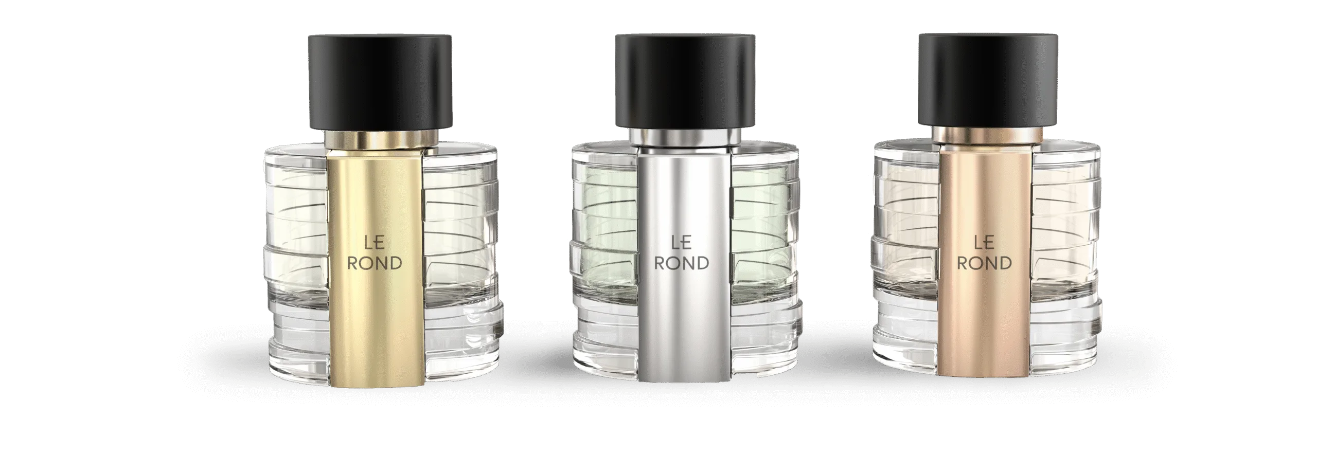 bottles of Le Rond perfume