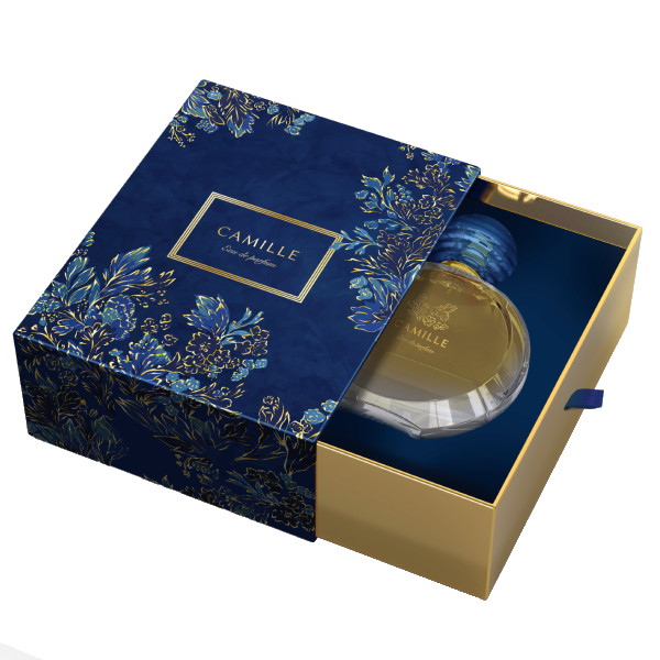 Blue Brand perfume packaging