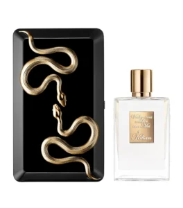 Kilian luxury MDF perfume box with piano varnish and zamac decoration