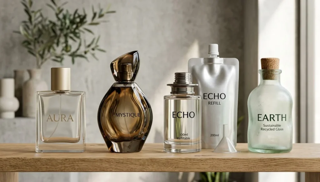 Tendances et innovations en matière de design des flacons de parfum modernes.