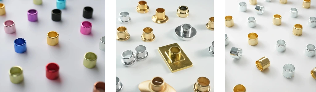 different types of perfume pumps and collars