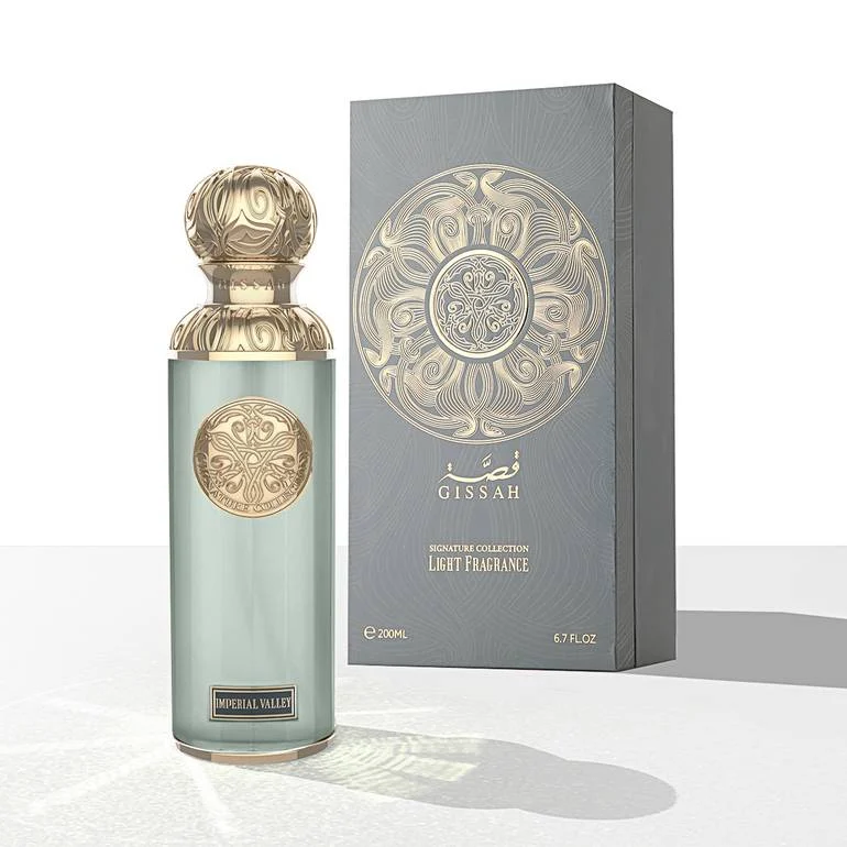 Gissah imperial valley perfume from Saudi Arabia | custom perfume labels