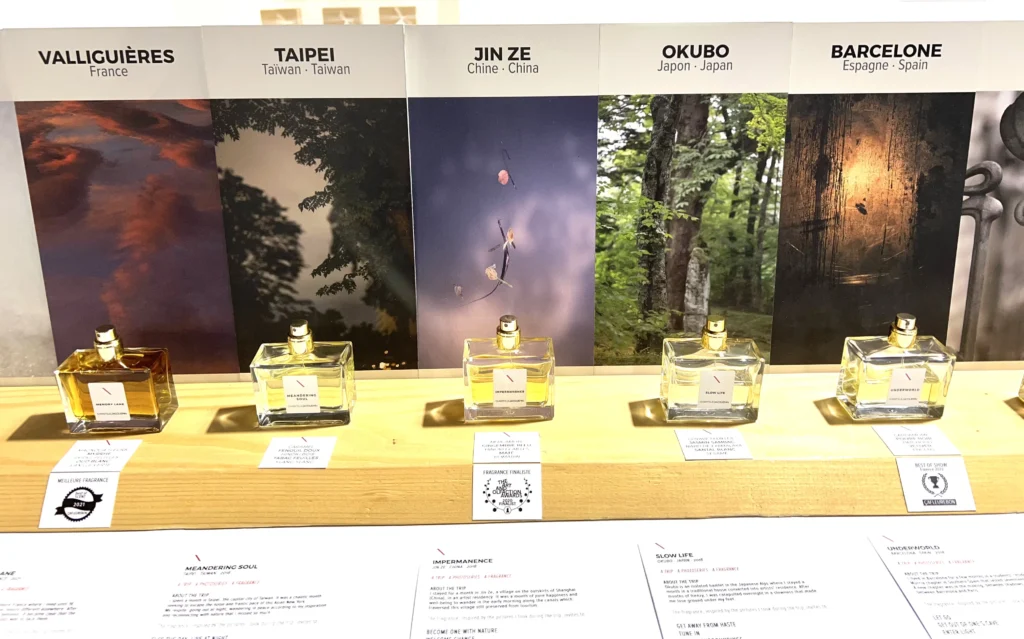 niche perfumes at exsence exhibition