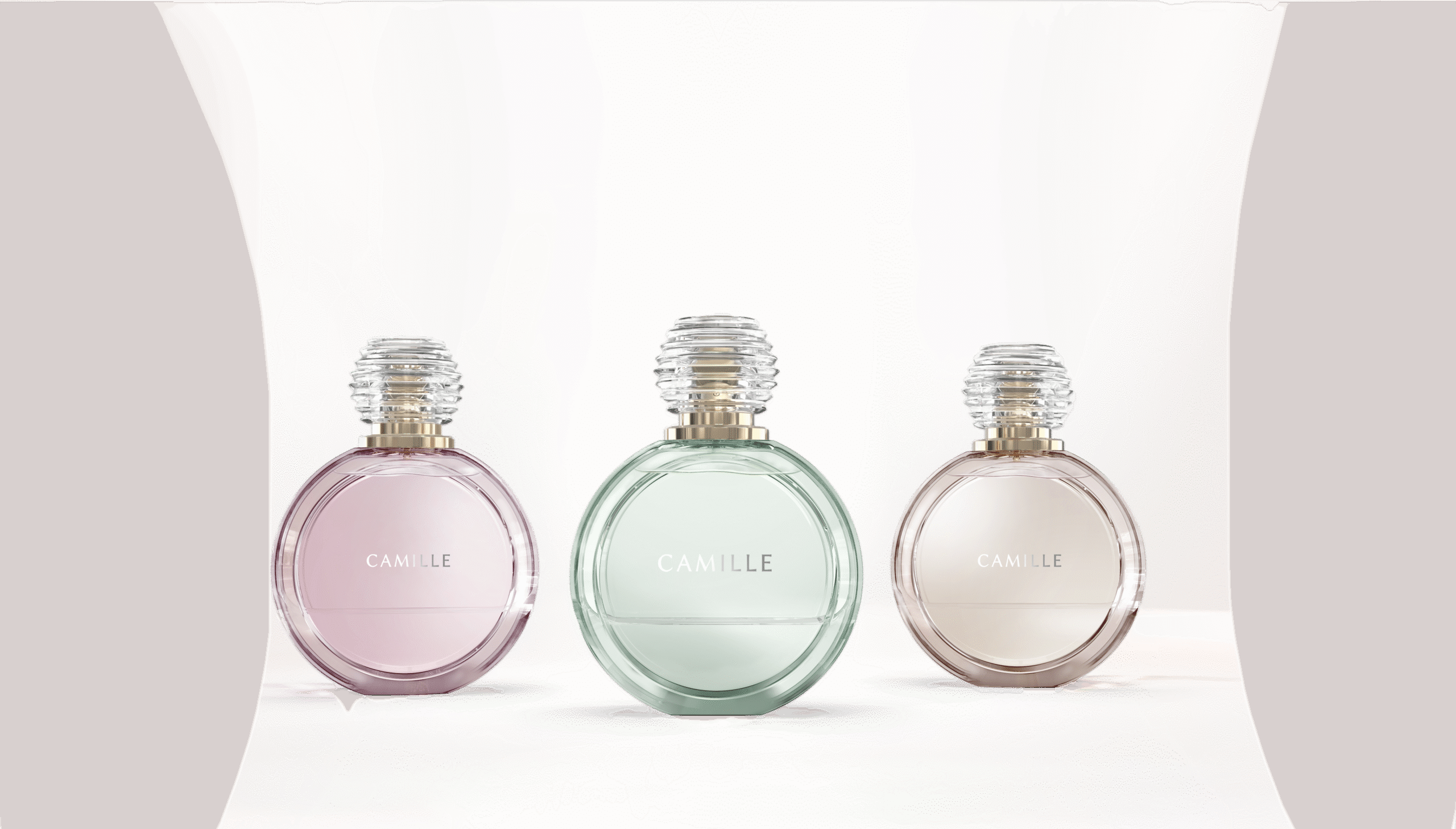 Camille Perfume Bottle design by anisha international