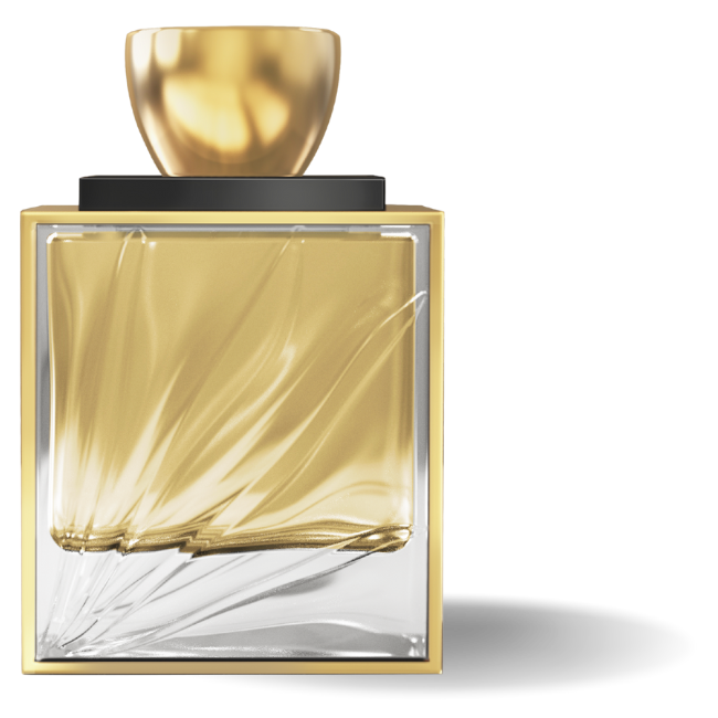 Crescent Perfume Bottle design by anisha international