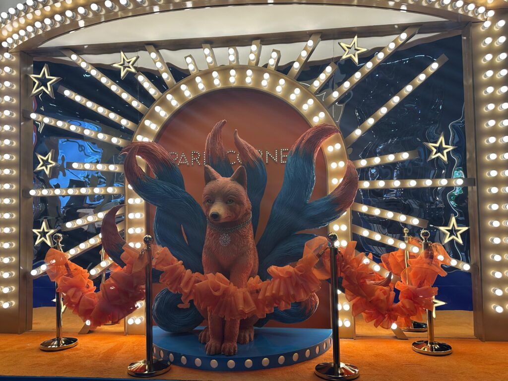 Paris Corner stand at Beauty world front view