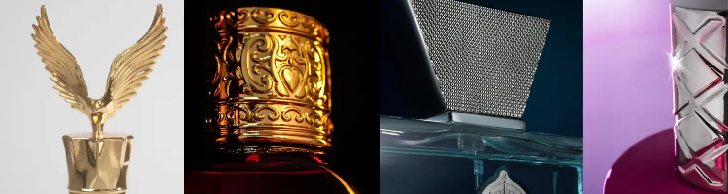 various perfume caps