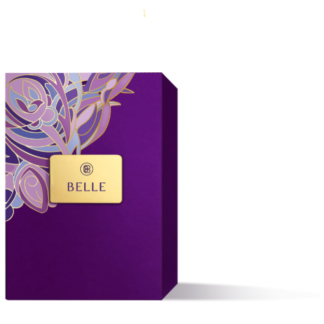 Belle perfume bottle | luxury fragrance packaging