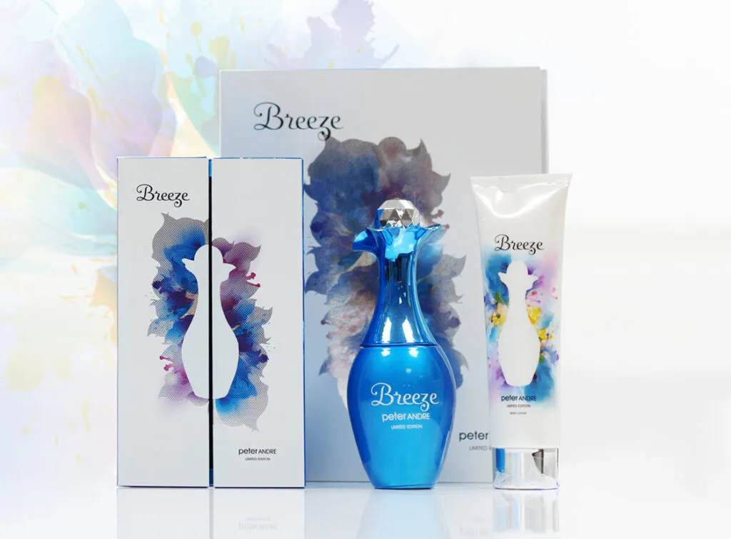 Breeze fragrance by Peter Andre promotional image