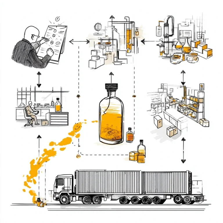 عملية تطوير العطور الجاهزة في أنيشا إنترناشونال