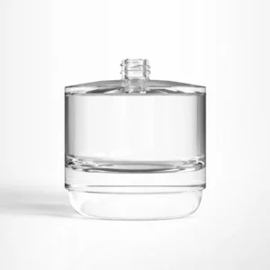 Milan No.02 sustainable refillable glass perfume bottle front view