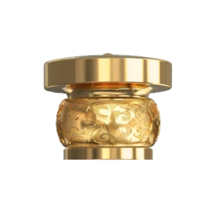 Alyssa No.9 zamac perfume cap front view