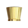 Coeur de Santal zamac perfume cap front view