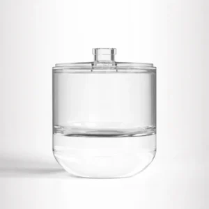 Azhama 100ml heavy glass perfume bottle front view