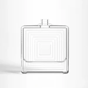 square glass perfume bottle