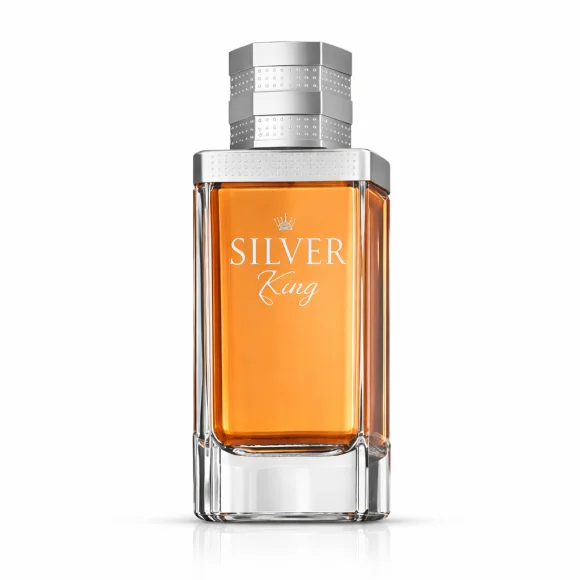 Silver King perfume bottle design image