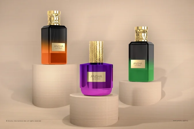 Anisha International standard 100ml screw perfume bottles sets