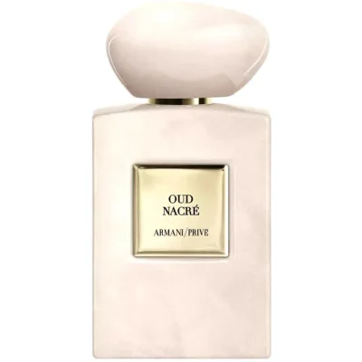 armani privé oud nacre pearl lacquer perfume bottle decoration