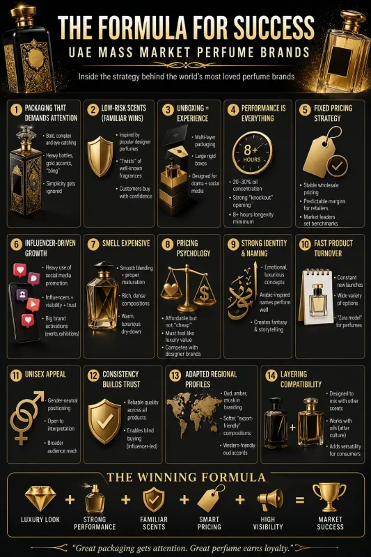 أسرار نجاح كبرى العلامات التجارية للعطور في الإمارات العربية المتحدة